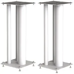 NorStone luidsprekerstand Stylum MAX wit zijdeglans hoogte 60 cm. per set 2 stuks