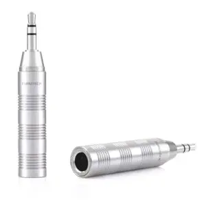Furutech F35 Rhodium 6.3mm naar 3.5mm adapter per stuk