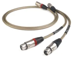 Chord Company Epic X Aray Analogue XLR Interlink verzilverd koper stereoset 2 stuks vanaf 0,5 meter