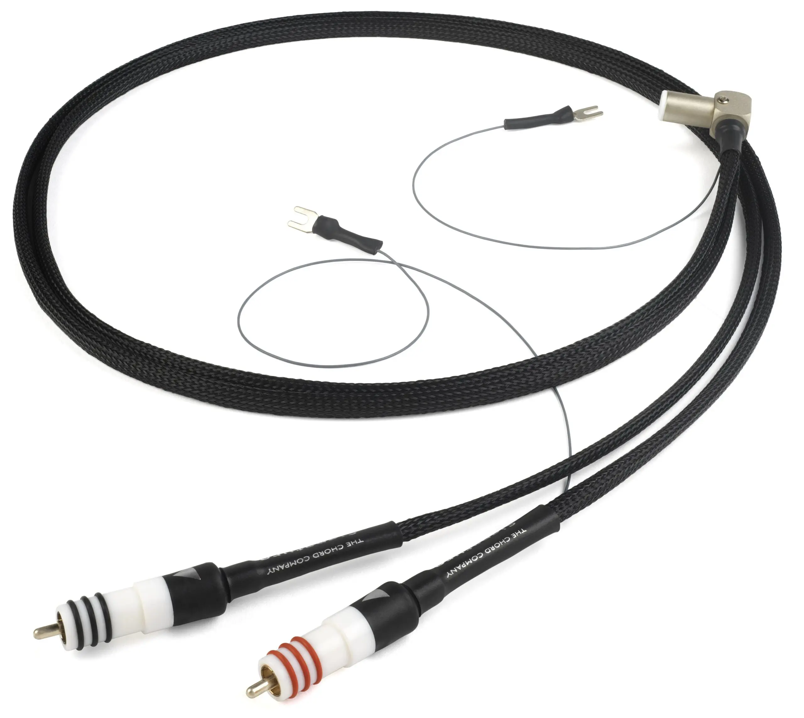 Chord Company Signature X Aray Analoque TT Fly Lead RCA of DIN tonearm-kabel verzilverd koper vanaf 1,2 meter - Afbeelding 2