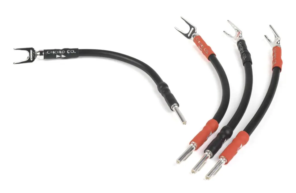 Chord Company Signature Bi-Wire Speaker Links | Verzilverd OFC | 3,31 mm² AWG12 | Set van 4