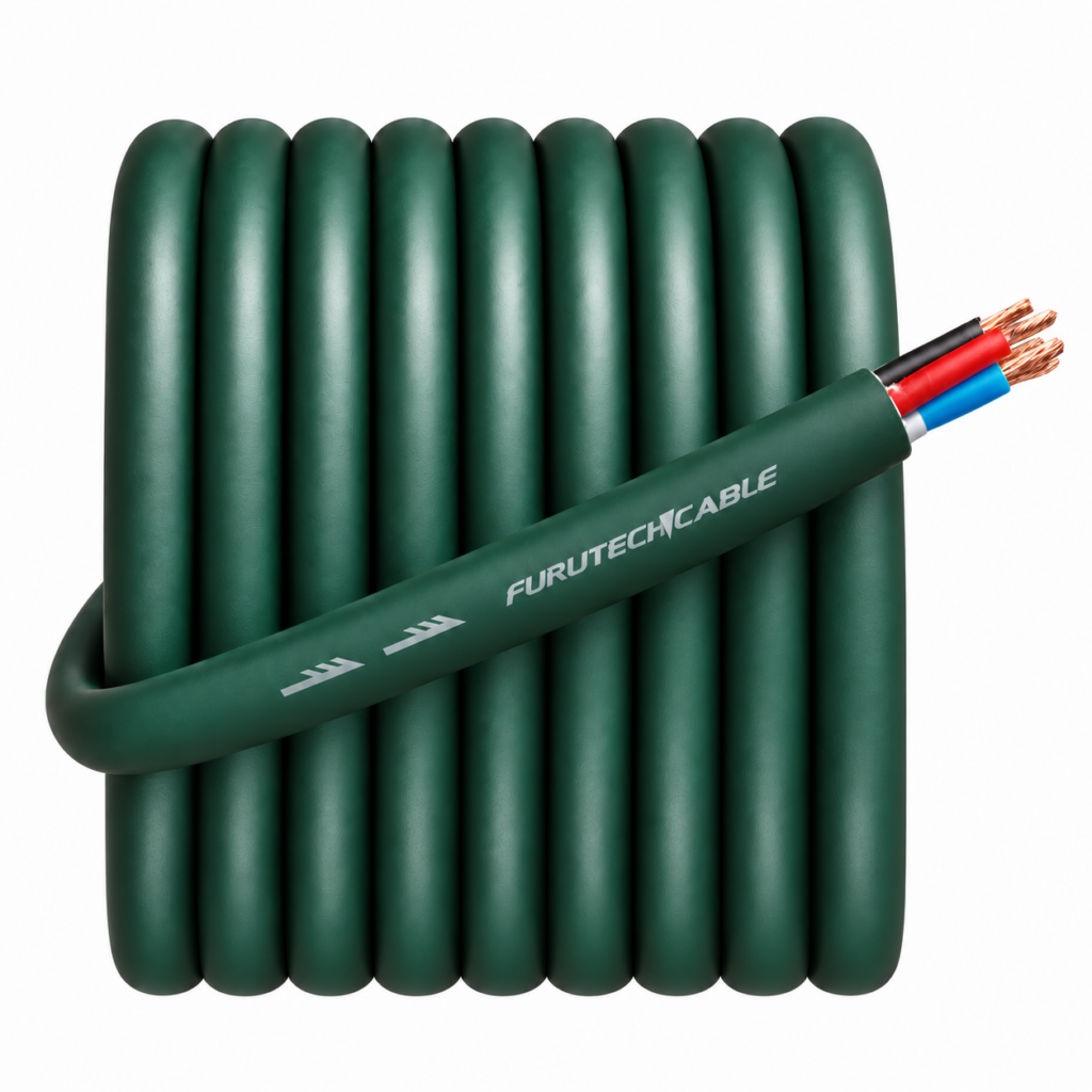 Furutech μ-4.1T bi-wire luidsprekerkabel | Alpha μ-OFC koper | 2 × 2,54 + 2 × 2,47 mm² | 13 AWG | per meter