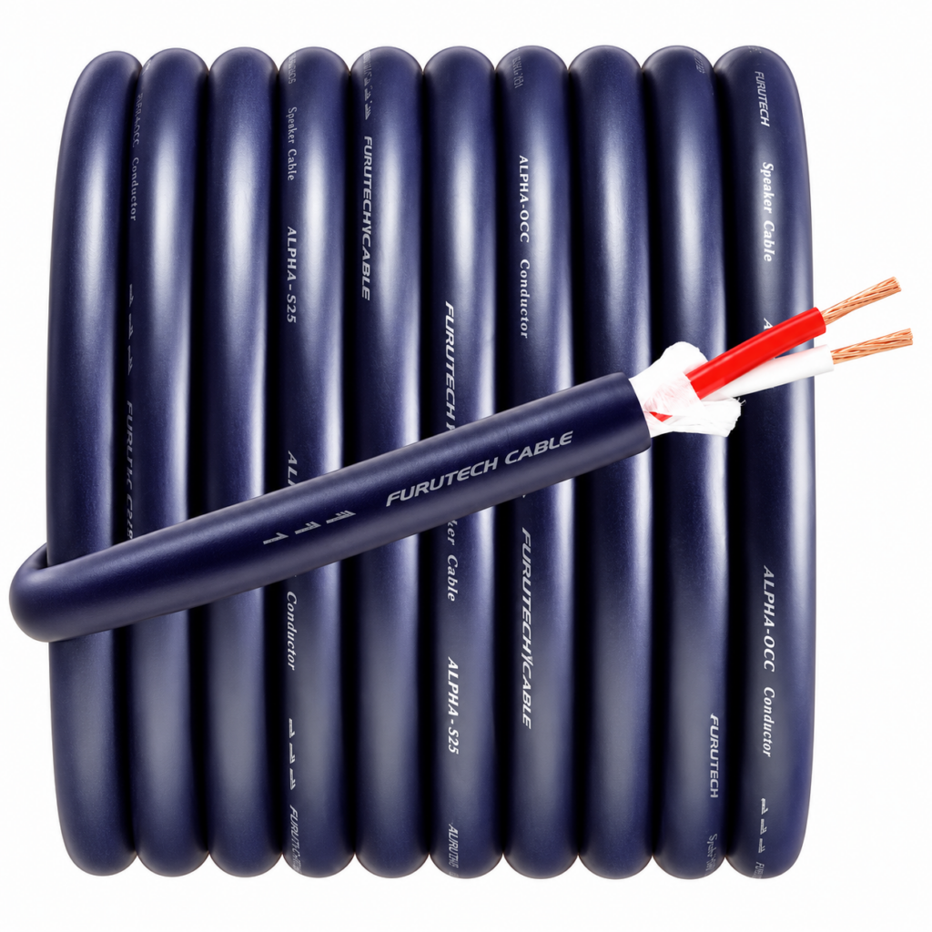Furutech Alpha-S25 | Luidsprekerkabel | OCC-koper | Alpha-behandeling | 2 × 2,5 mm² | 13 AWG | per meter