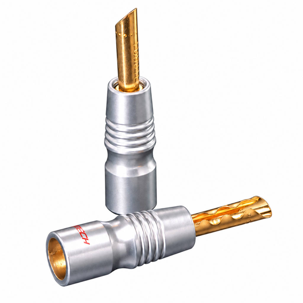 Furutech FP-200B Gold | holle banaanplug | 24k gold-plated | tot Ø 5,0 mm | set 4 stuks
