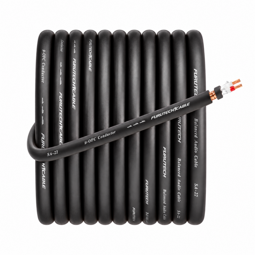 Furutech SA-22 | gebalanceerde analoge interlinkkabel | μ-OFC koper | 2 x 2,0 mm² | 14 AWG | per meter