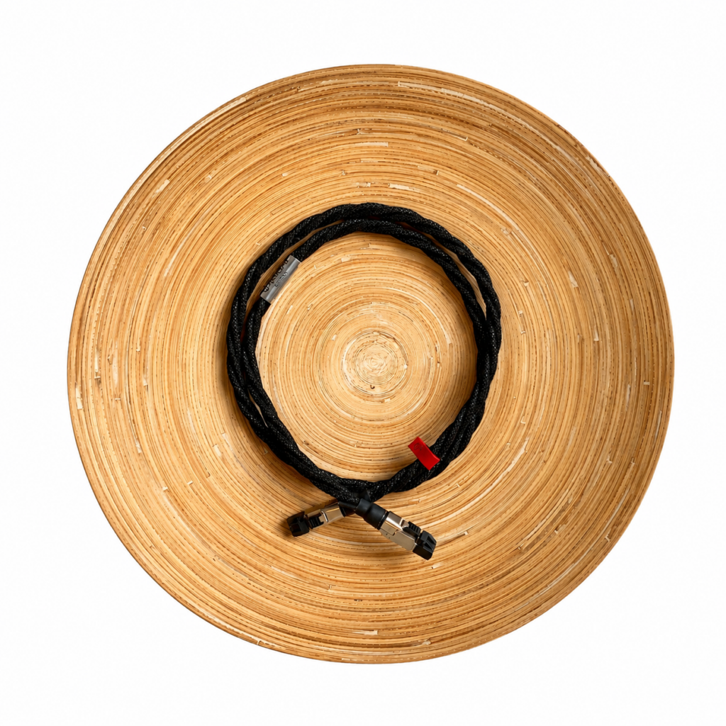 IKIGAI Audio KINZAN ethernetkabel 8 puur zilveren 5N monokristal geleiders 100Mbit of Gbit