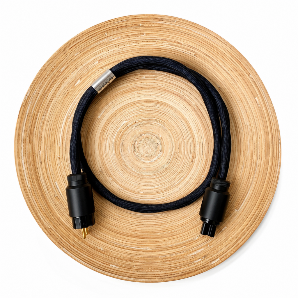IKIGAI Audio SUGURE voedingskabel 5N puur zilveren geleiders  IEC - C15 / C19