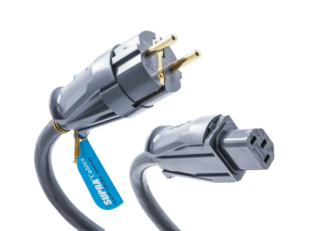 Supra LoRad 2.5 SPC voedingskabel 3 x 2,5 mm2 AWG 13 verzilverd koper - IEC C13-10A