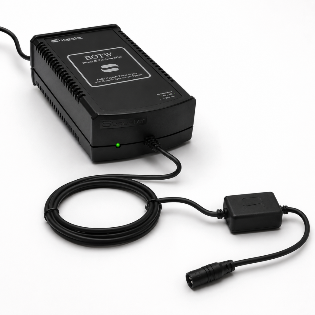 Sbooster BOTW P&P ECO MKII AC lineaire voeding | 16V AC / 24V AC