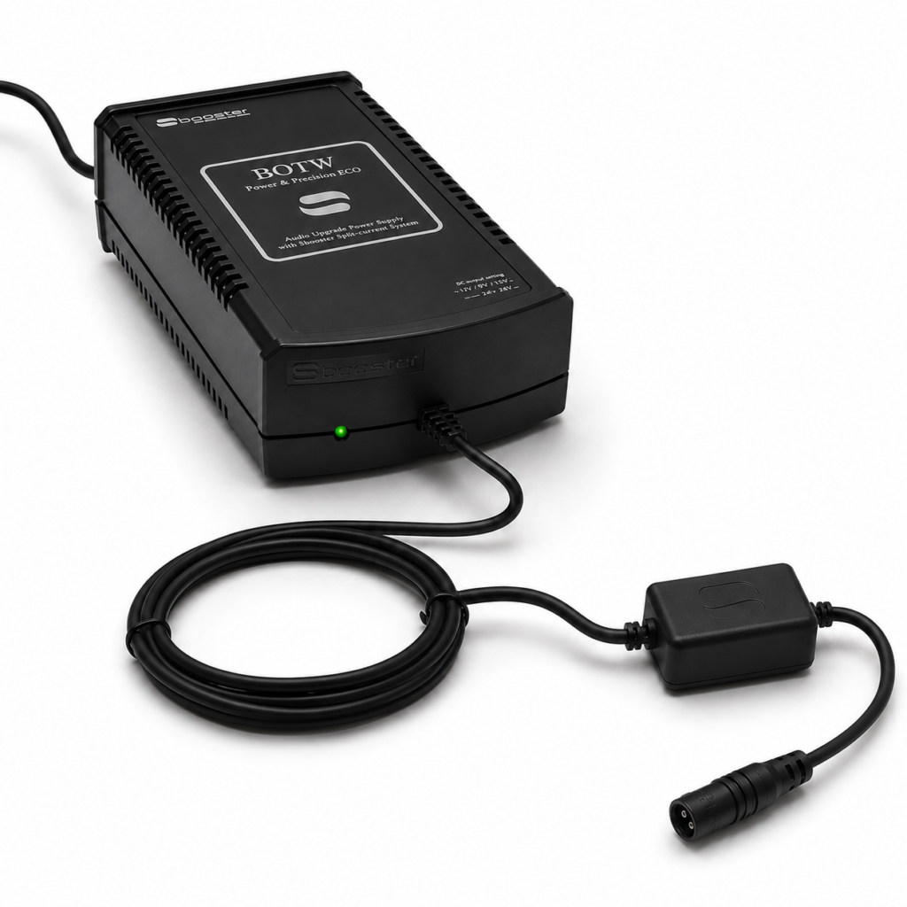 Sbooster BOTW P&P ECO MKII lineaire DC-voeding 5V, 9V, 12V, 15V, 18V of 24V