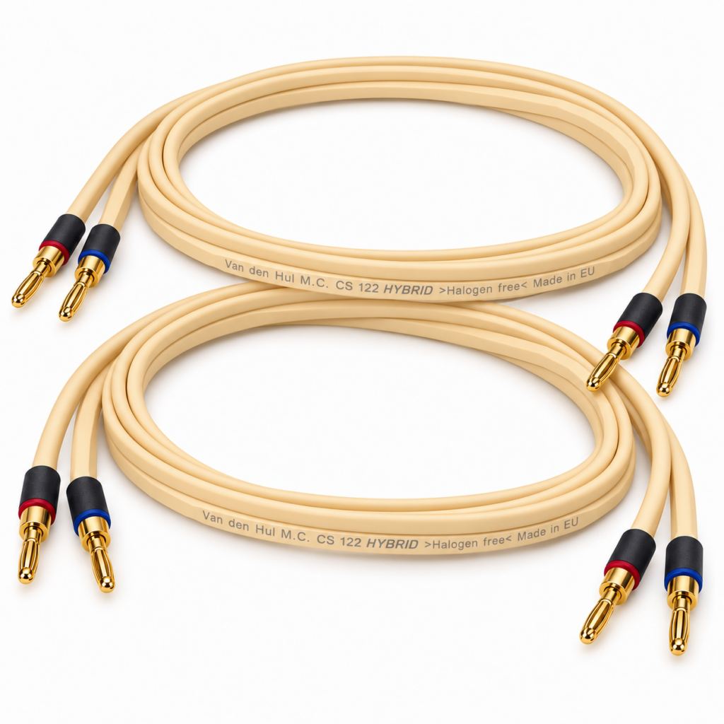 Van den Hul CS-122 Hybrid | luidsprekerkabel | verzilverd OFC | 2 × 2,96 mm² | AWG 12,5 | stereoset