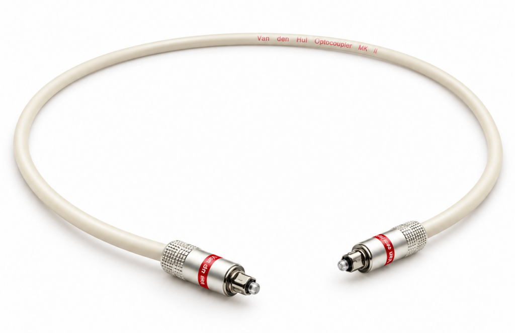 Van den Hul The Optocoupler MK II | optische Toslink-kabel | lichtbundelende lenstechniek