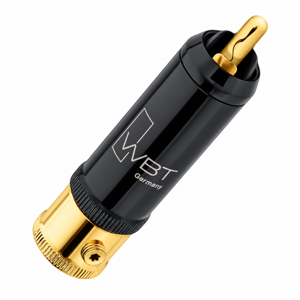 WBT-0152 Cu nextgen | RCA-connector | vergulde kopercontacten | analoog & digitaal 75 Ω | tot Ø 10,5 mm