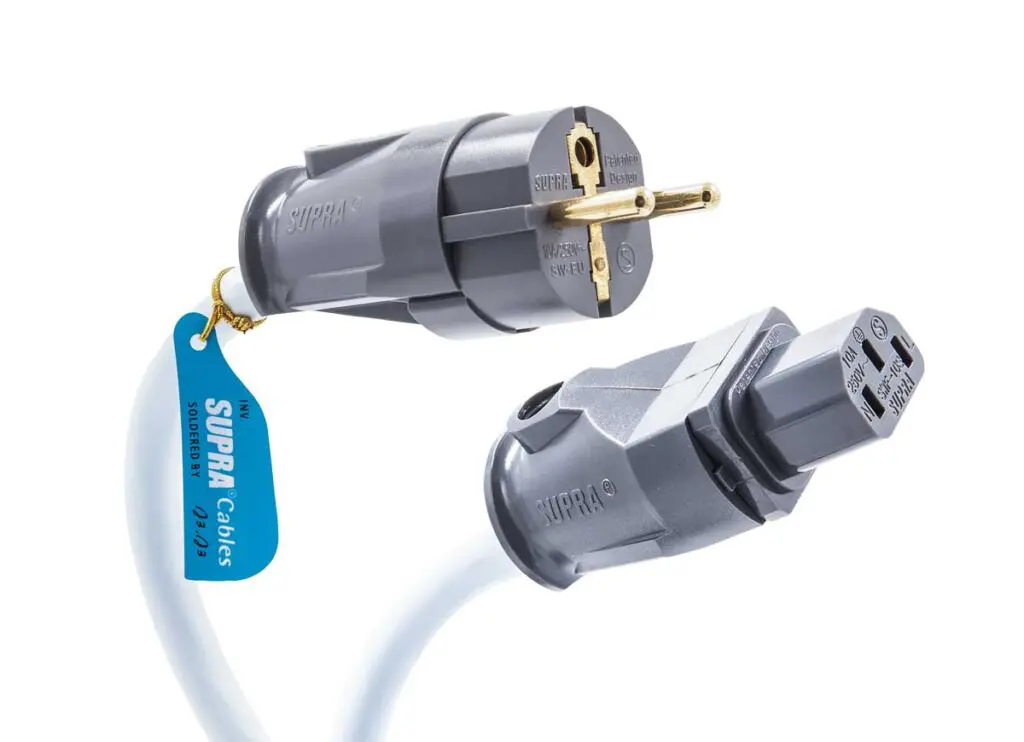 Supra LoRad 2.5 CS voedingskabel 3 x 2,5 mm2 AWG 13 Tin-plated OFC koper - IEC C13-10A
