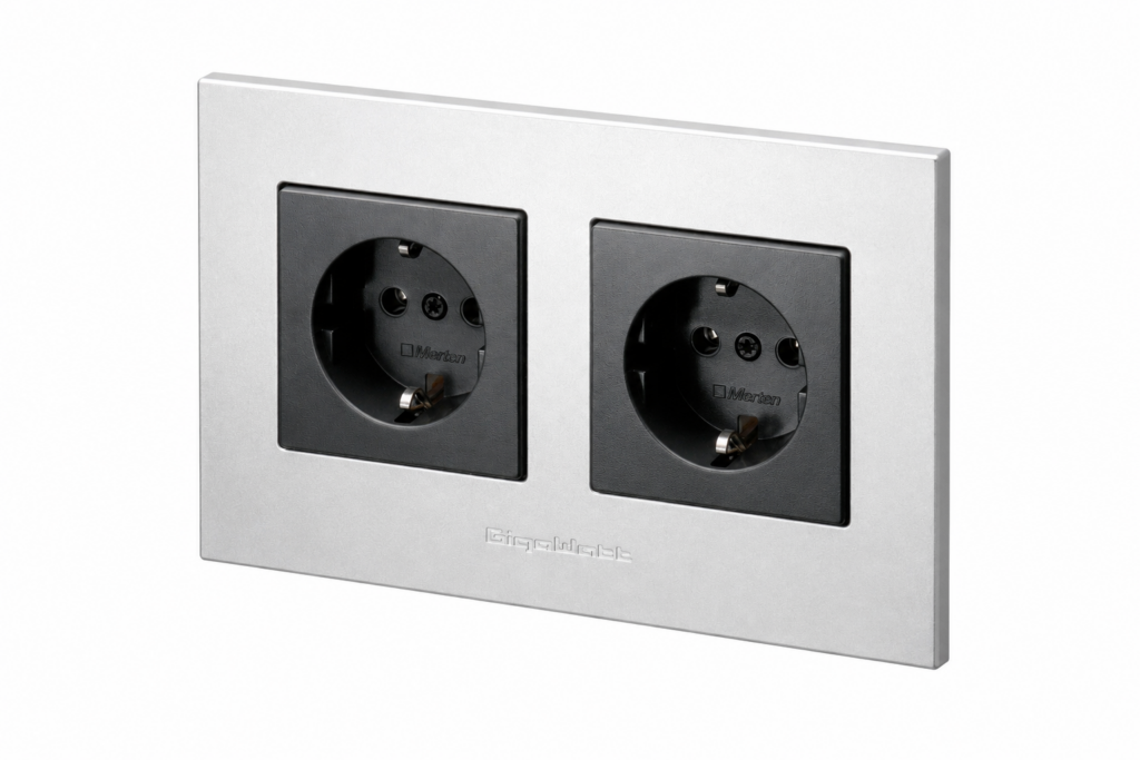 Gigawatt G-044 Duplex audio-grade schuko wandcontactdoos