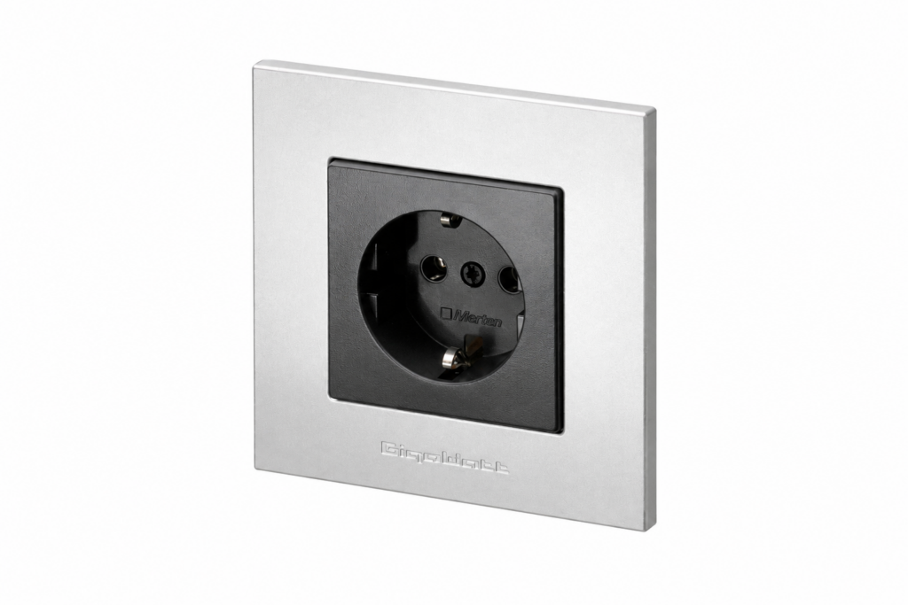 Gigawatt G-044 Single audio-grade schuko wandcontactdoos