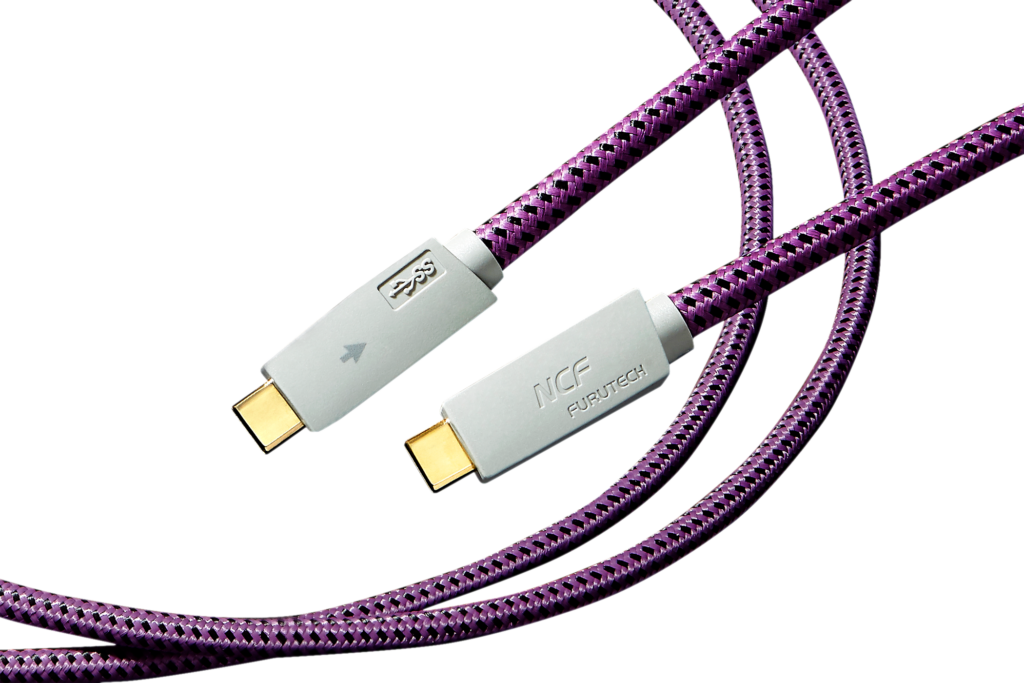 Furutech GT2 NCF USB C-C Verzilverde α (Alpha) OCC geleiders