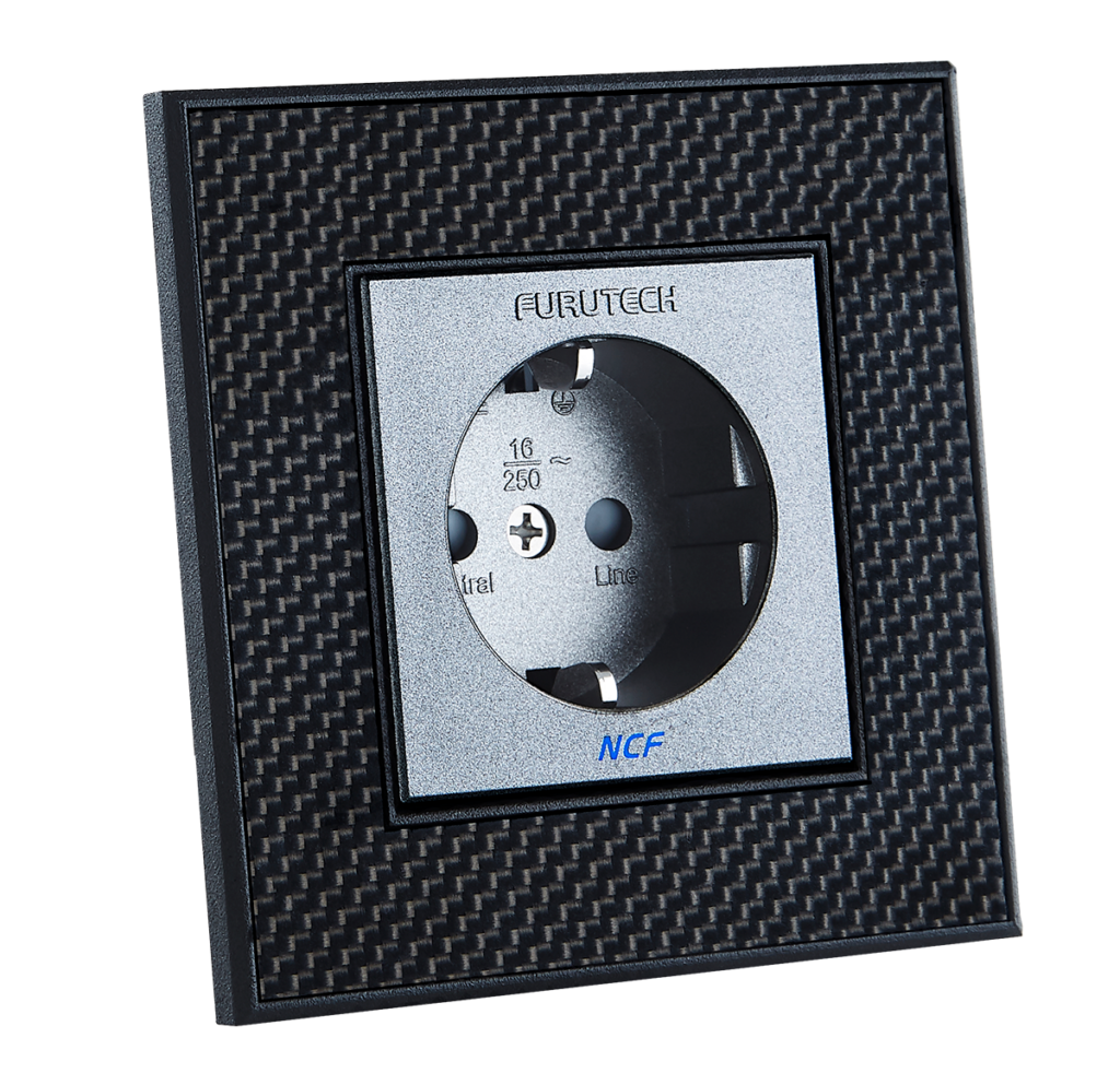 Furutech FT-SWS NCF Plus Rhodium wandcontactdoos schuko