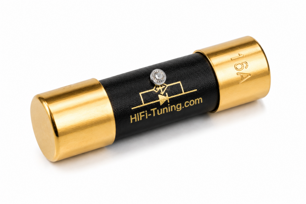 HiFi-Tuning Diamond Supreme⁴ UL248 OCC-Silver-Gold Fuse Rev.2 | 10x38 mm