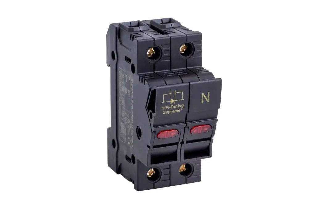 HiFi-Tuning Supreme³ dubbelpolige zekeringhouder voor audiogroep | 10x38 mm
