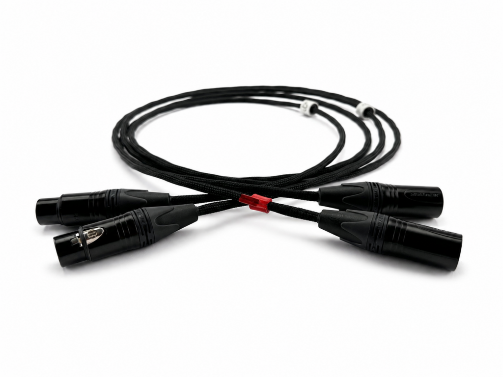 Ikigai Audio Tanoshimi XLR interlink met 5N puur zilveren geleiders