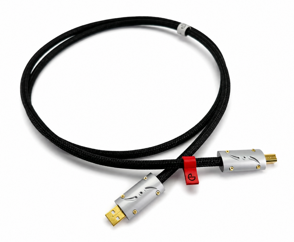 Ikigai Audio Tanoshimi USB A-B met 95% koper en 5% 5N puur zilveren geleiders