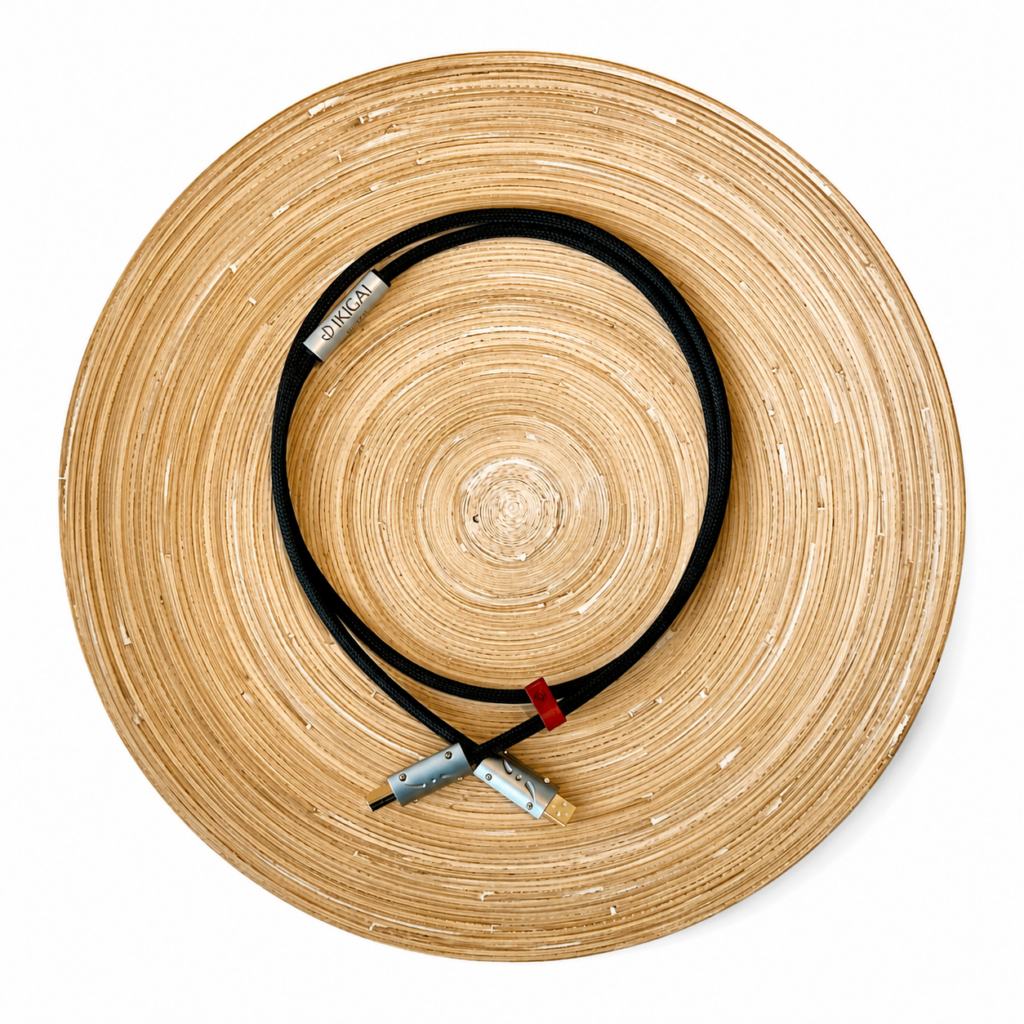Ikigai Audio Sugure USB A-B filigree 5N puur zilveren geleiders