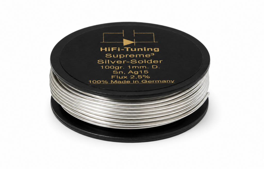 HiFi-Tuning AG solder Supreme 3 spoel 100g - 85% tin en 15% zilver