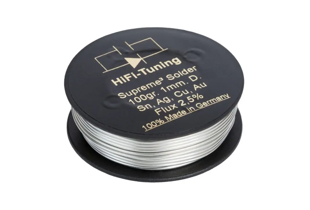 HiFi-Tuning solder Supreme 3 spoel 100g – 9,5% zilver en 0,1% goud