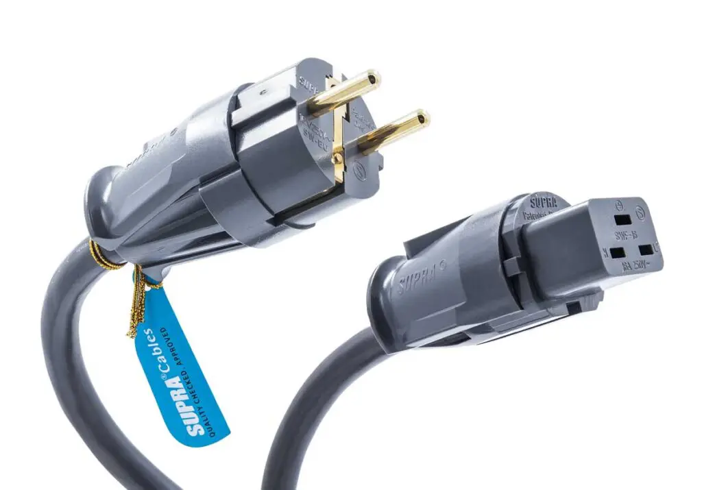 Supra LoRad 2.5 SPC voedingskabel 3 x 2,5 mm2 AWG 13 verzilverd koper - IEC  C19-16A