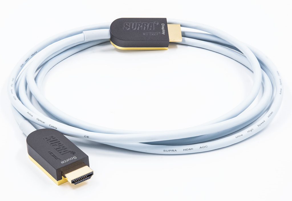 Supra HDMI-kabel 2.1 AOC glasvezelkabel | 48 Gbps, 8K/60 Hz en 4K/120 Hz | 1,5 tot 100 meter