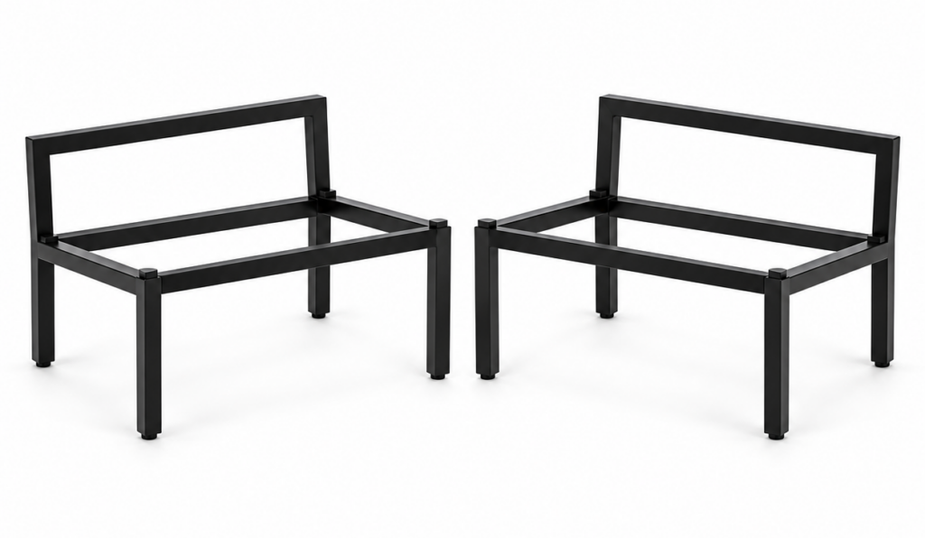 NorStone Vintage Stand | luidsprekerstand 19 cm | zwart | max. 60 kg per stand | set 2 stuks