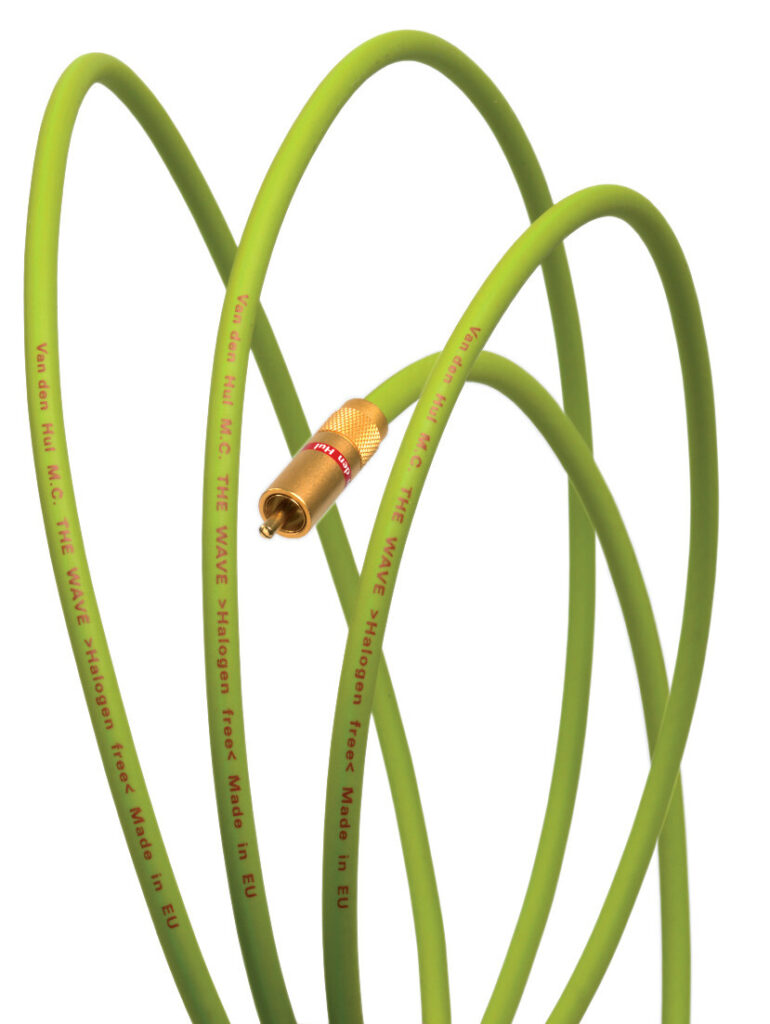 Van den Hul The Wave RCA Interlink 75 Ohm stereoset 2 stuks vanaf 0,8 meter