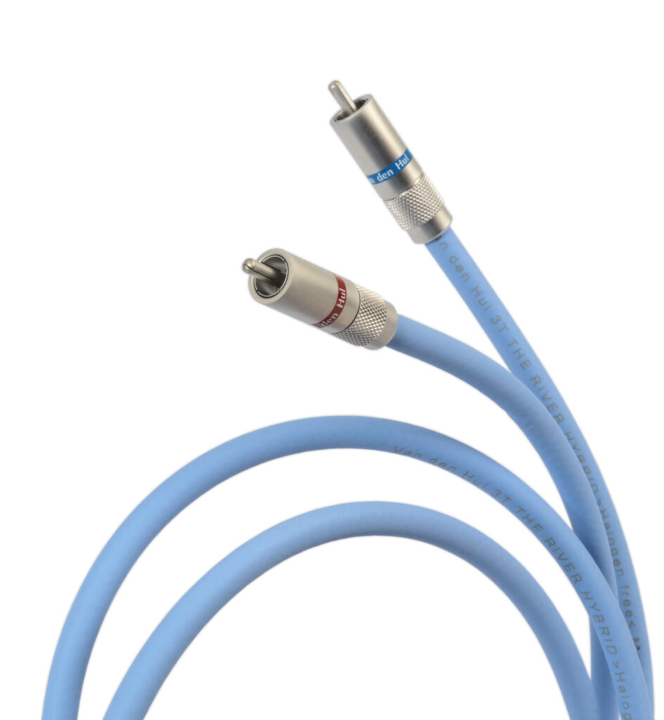 Van den Hul 3T The River RCA digitale interlink S/PDIF - 75 Ohm met carbon-mantel single vanaf 0,8 meter