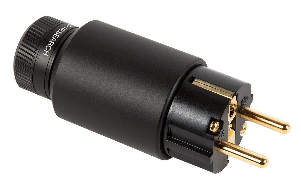 ETI  Research Legato (CU) verguld koper Schuko netstekker 10A tot Ø20mm