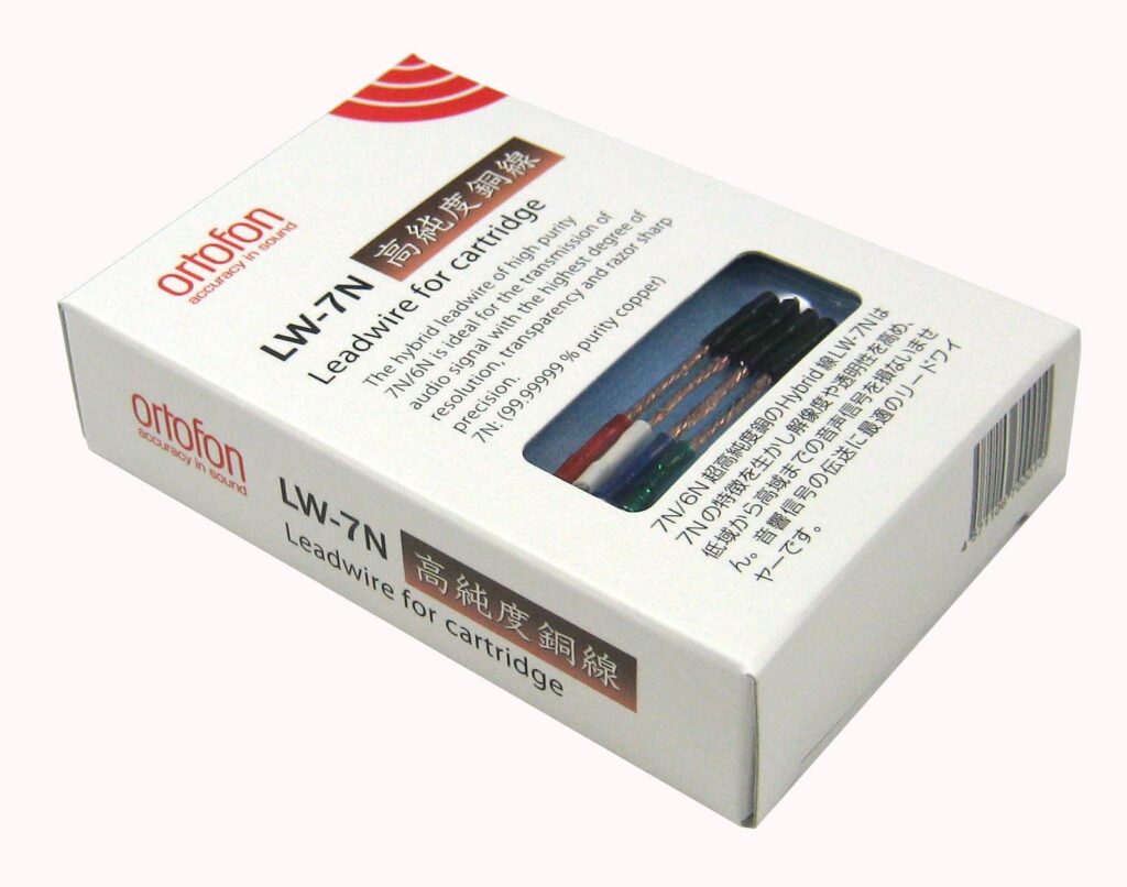 Ortofon Headshell cables LW-7N set 4 stuks kleurgecodeerd