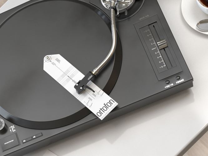 Ortofon cartridge alignment tool Protractor / uitlijningshoekmeter - Afbeelding 3