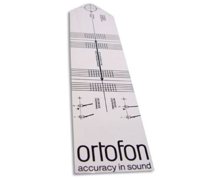 Ortofon cartridge alignment tool Protractor / uitlijningshoekmeter