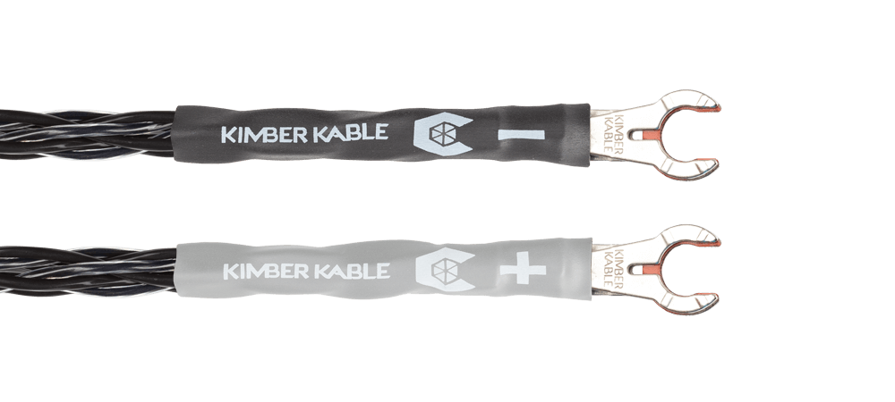 Kimber Kable Carbon 8 jumper banaanplug naar spade 20cm set 4 stuks