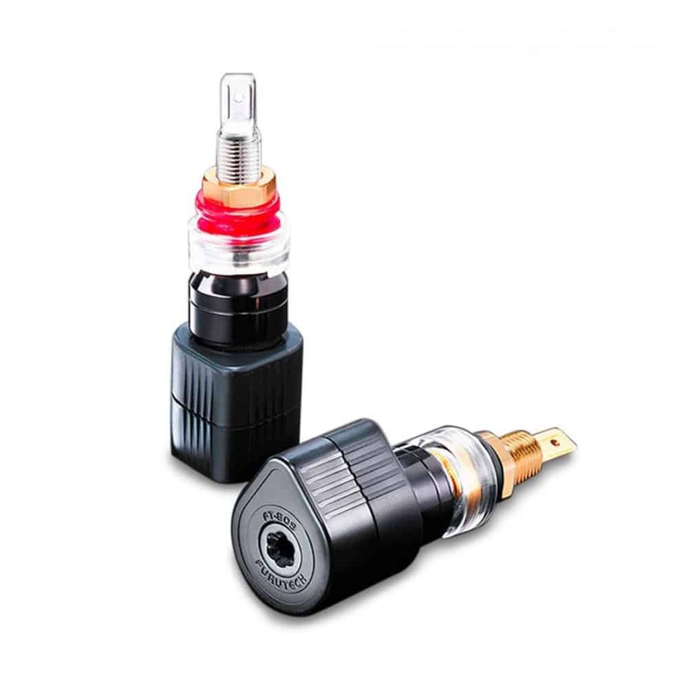 Furutech FT-809 (G) Gold speakerterminal / binding post met Torque Guard-technologie per paar