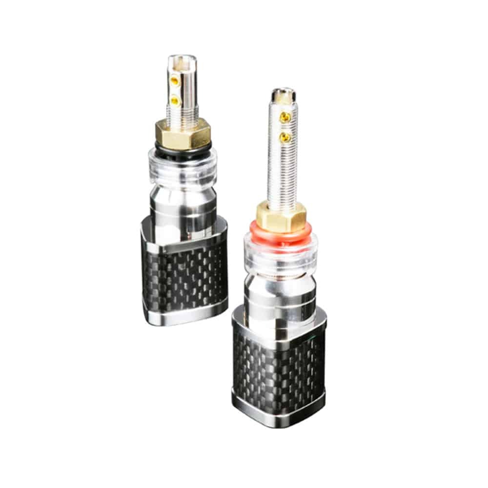 Furutech FT-818 (R) Rhodium speakerterminal / binding post per paar