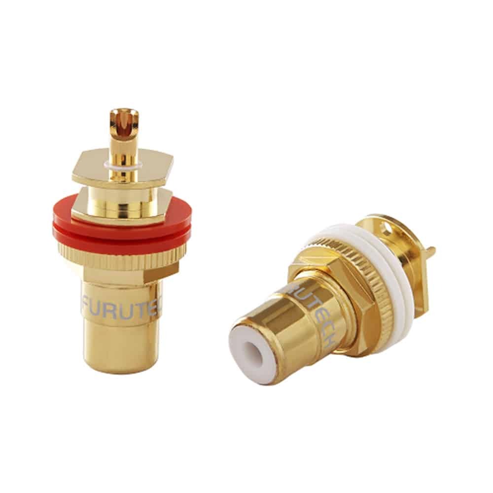 Furutech FP-900 (G) Gold RCA-chassisdelen per paar