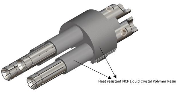 Furutech CF-602F (R) Rhodium NCF Female XLR connector tot Ø10mm met zilveren carbon finish per stuk - Afbeelding 3