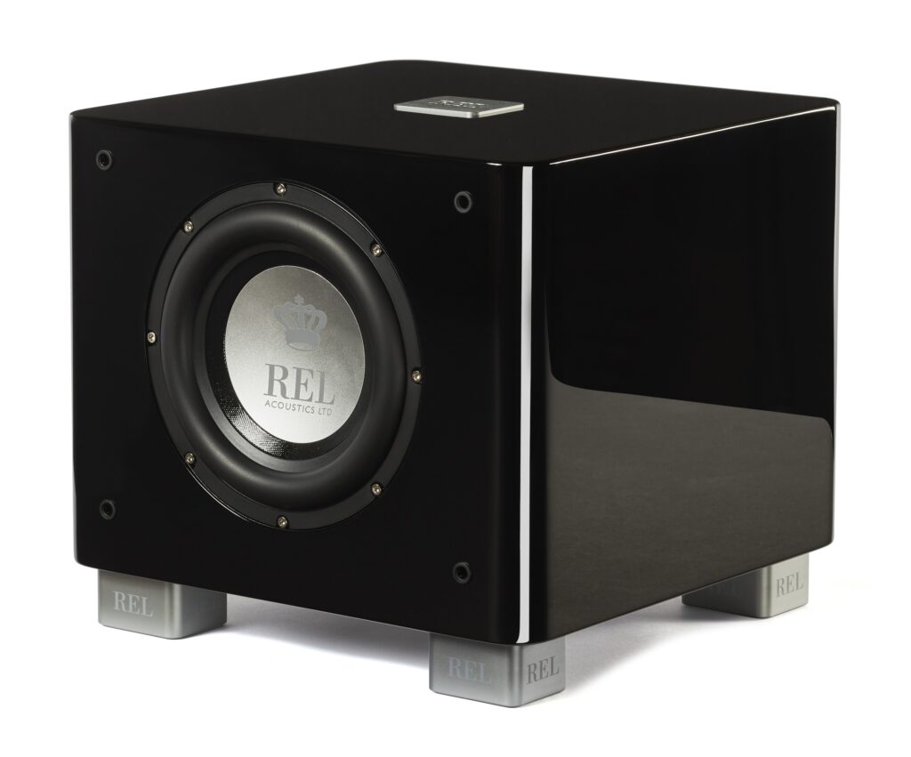 REL Subwoofer T/7X 200 Watt RMS Klasse-AB. 30Hz bij -6dB, 8” woofer en passieve radiator