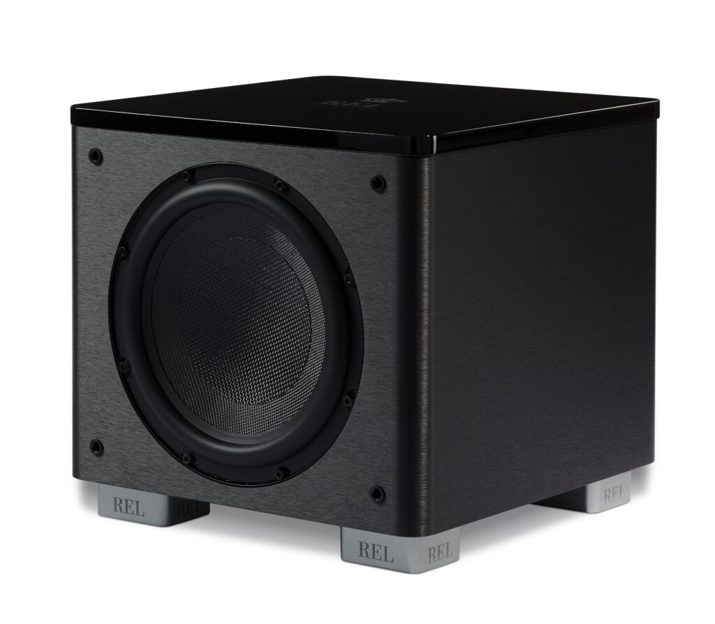 REL Subwoofer HT/1003 MKII 300 Watt RMS Klasse-D, 24Hz -6dB, 10” CarbonGlas woofer in hoogglans zwart of wit