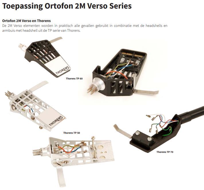 Ortofon 2M Bronze Verso MM-element naakt Fineline Diamand voor klassieke Thorens modellen met TP50, 60 en 70 toonkoppen - Afbeelding 3