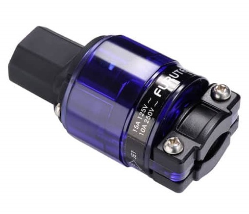 Furutech FI-11-N1 (R) Rhodium - IEC C13 netstekker 10A van Ø6,6mm tot Ø16mm