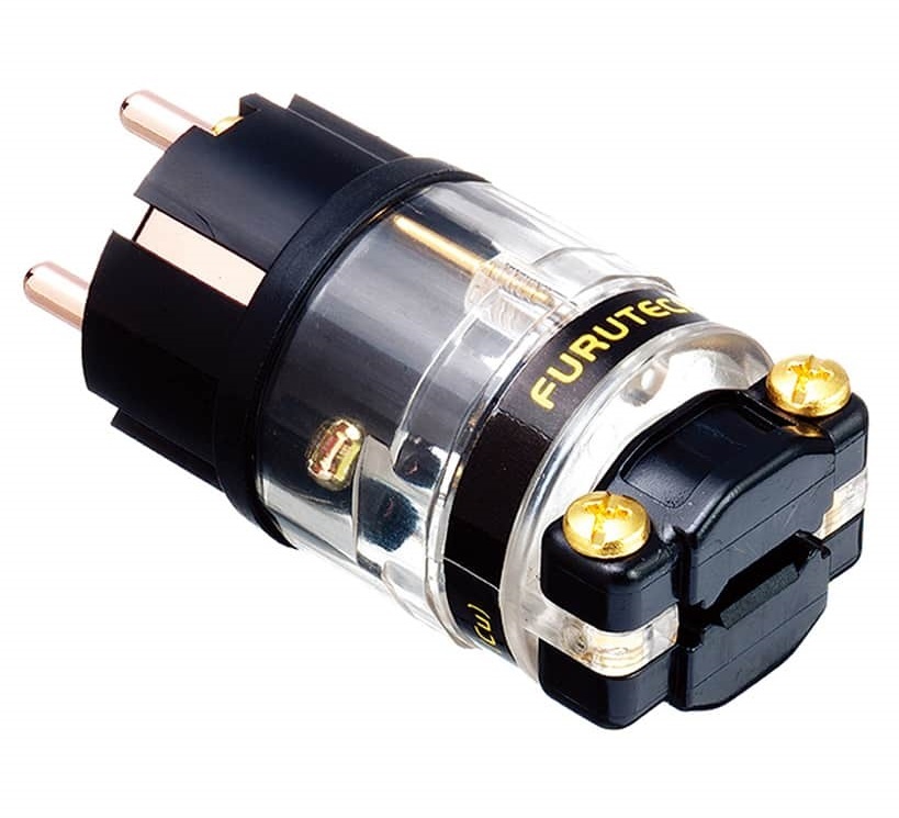 Furutech FI-E11 (CU) Koper - Schuko netstekker van Ø6,6mm tot Ø16mm
