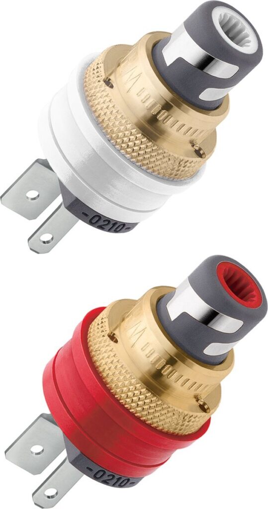 WBT-0210 AG MS (zilver) Nextgen RCA-chassisdelen per paar