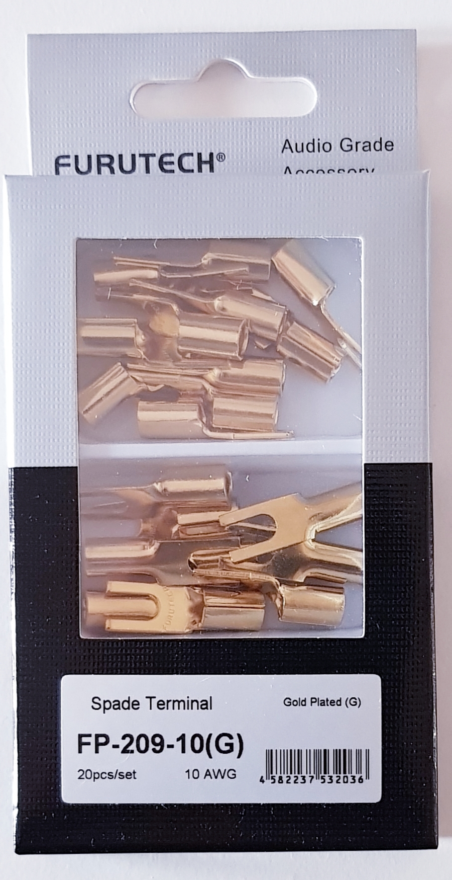Furutech FP-209-10 (G) Gold - High Performance Spade-terminal voor Schuko of IEC AWG10 per 10 stuks - Afbeelding 3